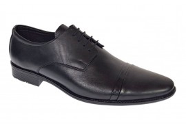 Pantofi barbati eleganti din piele naturala culoare Neagra 111N